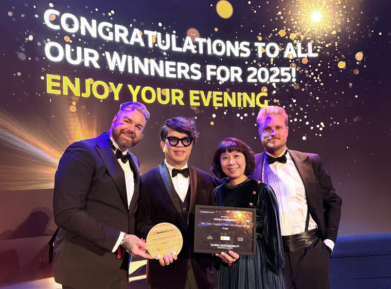 O'right founder Steven Ko at the Reuters Global Sustainability Awards 2025 in London