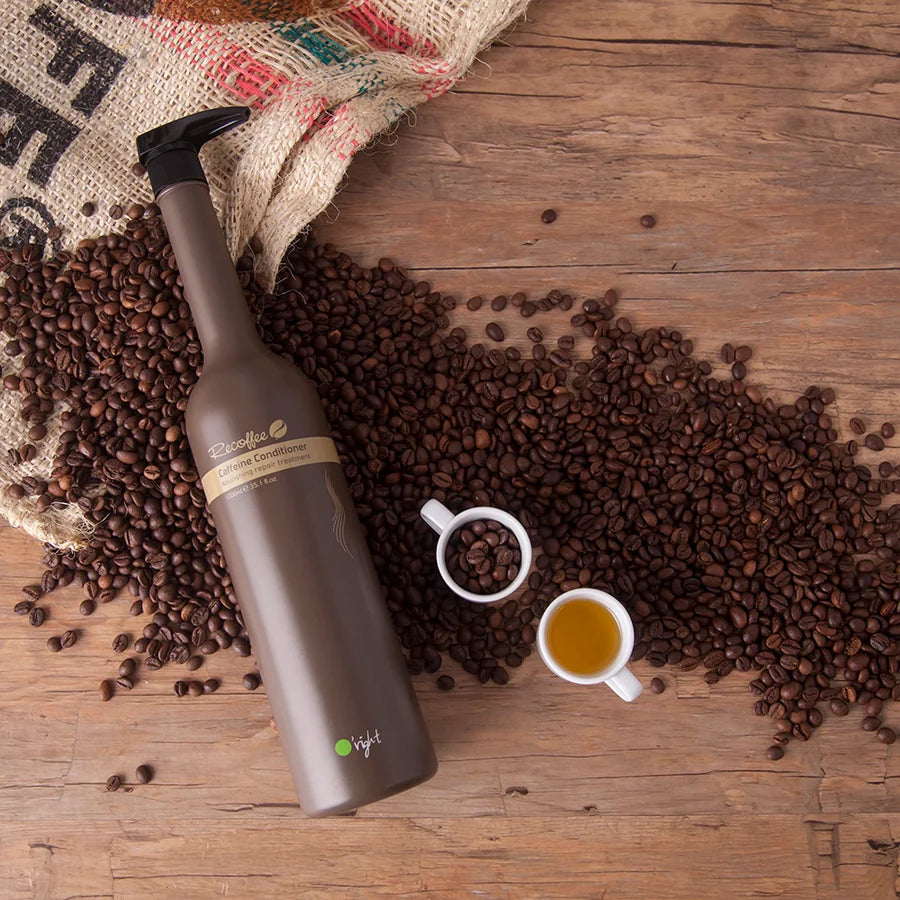 O'right Caffeine Conditioner, plant-powered conditioner with Recoffee caffeine