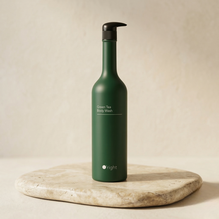 O'right Green Tea Body Wash, plant-based body wash with Taiwanese green tea