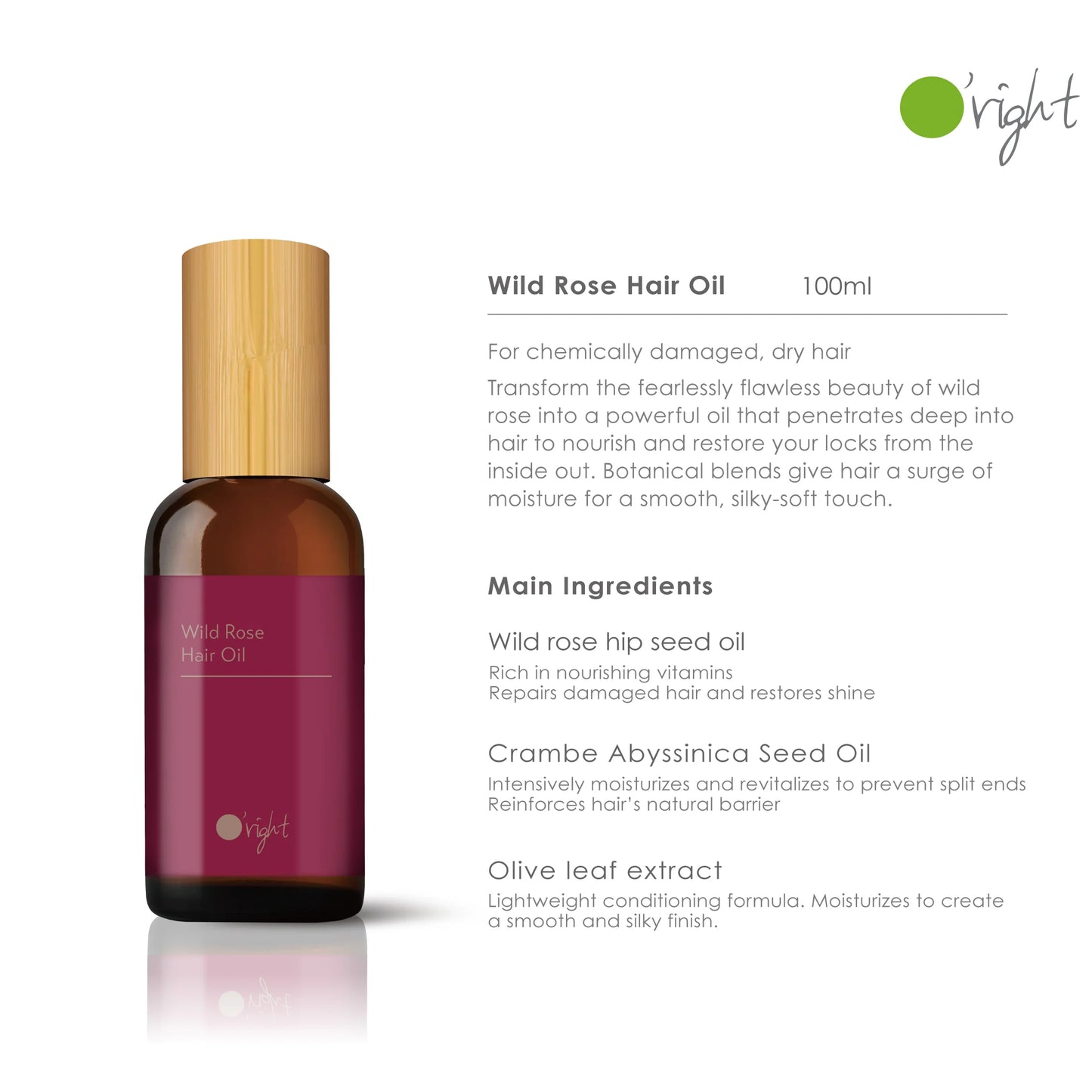 Wild Rose Hair Oil