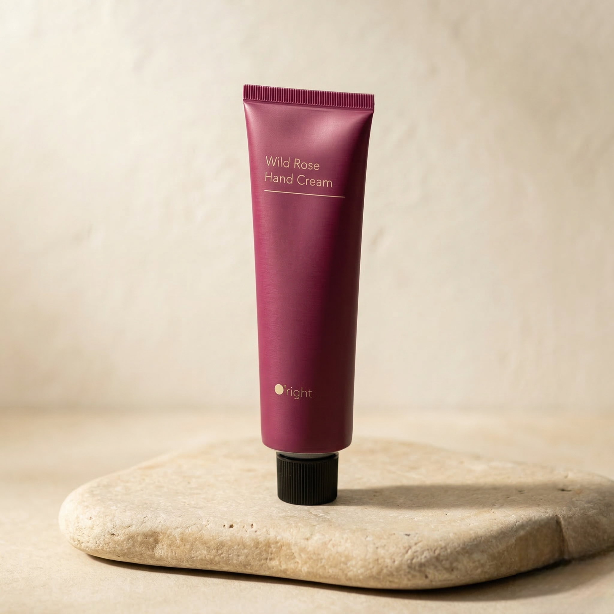 O'right Wild Rose Hand Cream, natural hand cream with wild rose
