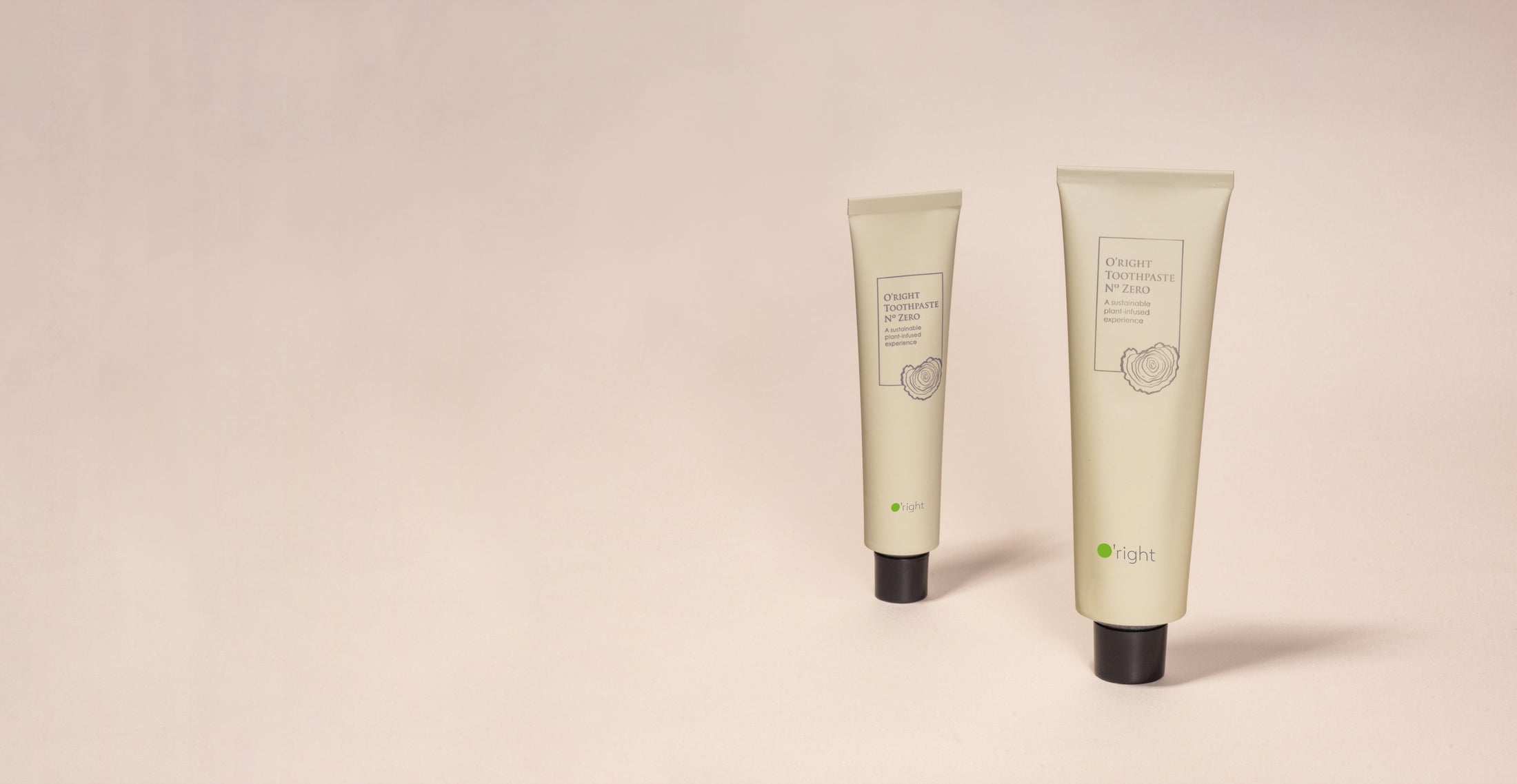 O'right Toothpaste No Zero recyclable aluminium tube